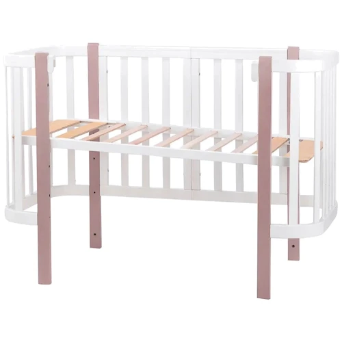Дитяче ліжечко Babyroom Місяць 120x60 см білий - капучино (625553)