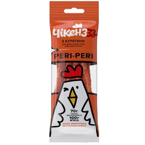 Снеки Дмитрук Чікенззз PERI-PERI 70 г (4820247140163)