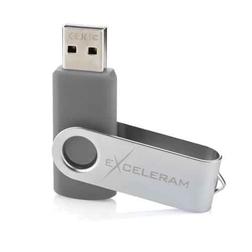 USB-флешка eXceleram 32GB P1 Series USB 2.0 Silver/Grey (EXP1U2SIG32): Объем памяти 32 GB