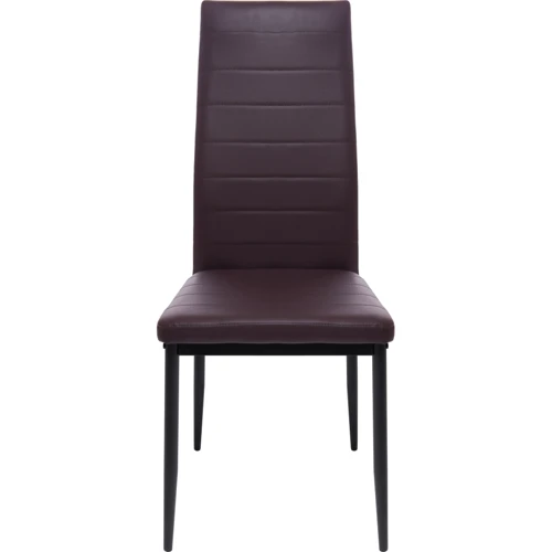 Комплект стільців GT K-2020 Dark Brown 4 шт.: Матеріал каркаса метал, штучна шкіра