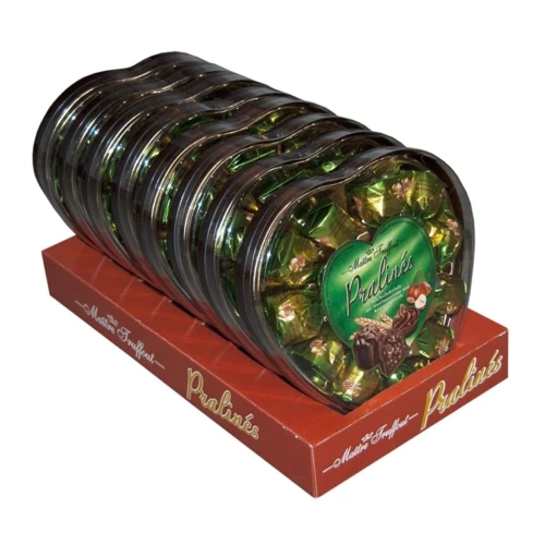 Конфеты Maitre Truffout Milk Chocolate Hazelnut and Cereals Heart Сердце 165 г (DL14573): Вес, г 165