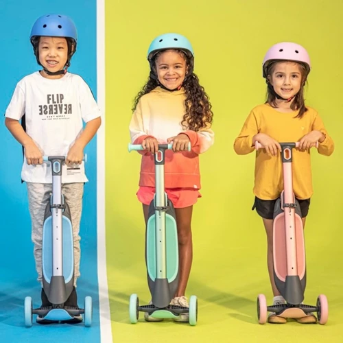 Самокат Yvolution YGlider NUA Розовый Y101264: Тип колес литые