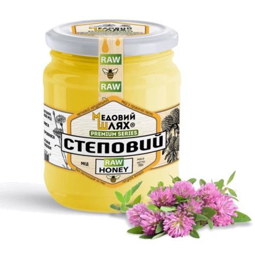 Мед Медовий Шлях Степовий різнотрав'я 700 г (4820191810242)