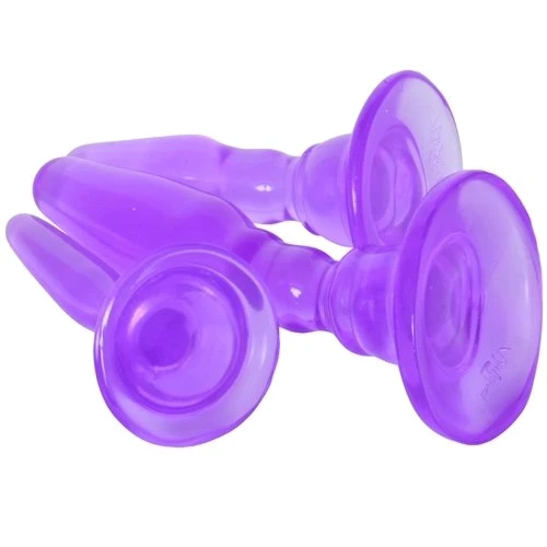 Набор анальных пробок Doc Johnson Williams Anal Trainer Kit, пурпурный