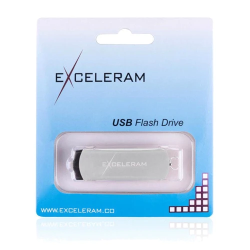 USB-флешка eXceleram 128GB P2 Series USB 3.1 Gen 1 Silver/Black (EXP2U3SIB128) фото 4