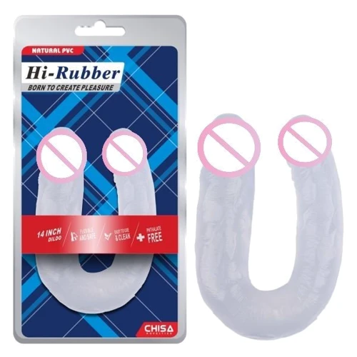Фаллоимитатор двойной CHISA 14 Inch Dildo Clear