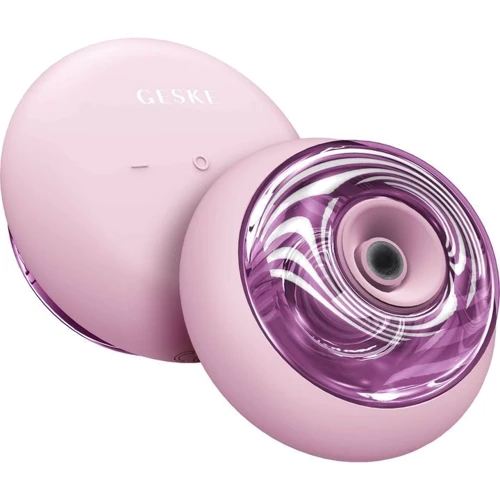 Массажер Звуковой массажер для лица и тела GESKE Sonic Cool & Warm Face and Body Massager 9 в 1 Pink (GK000699PK01)