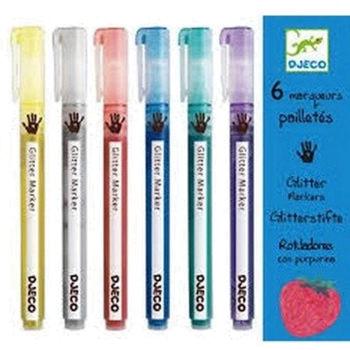 DJECO Набір фломастерів з блискітками 6 шт. (DJ08871): Виробник Djeco