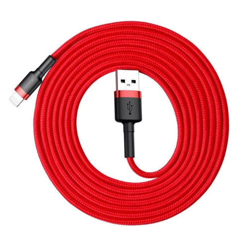 Кабель Baseus USB Cable to Lightning Cafule 2m Red (CALKLF-C09): Тип USB Cable - Lightning