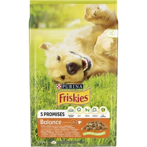 Сухий корм Friskies для дорослих собак з куркою та овочами 10 кг (7613031395491): Вік Взрослые