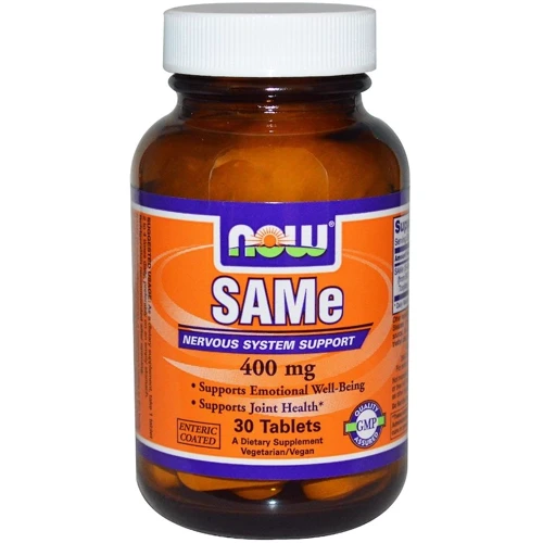Now Foods SAM-e (S-Adenosyl-L-Methionine), 400 mg, 30 Tablets (NF0139)