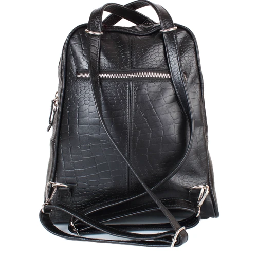 Жіночий рюкзак Laskara чорний (LK-DM229-croco-black): Країна виробник Греція