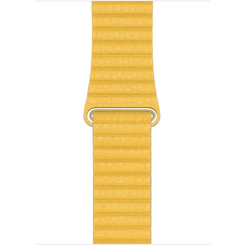 Аксесуар для Watch Apple Leather Loop Band Meyer Lemon Medium (MXAD2) for Apple Watch 42/44mm
