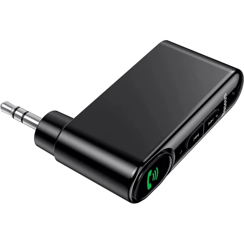 Адаптер Bluetooth адаптер Baseus BSBA-02 AUX Wireless Audio Receiver Black (WXQY010001): Цвет черный
