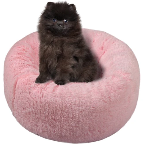 Лежак Red Point Donut зі знімною подушкою світло-рожевий d 50 см (ЛК.01.Т.33.68.000) фото 6