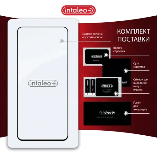 Intaleo Tempered Glass Full Glue Black for Realme 12 4G фото 7