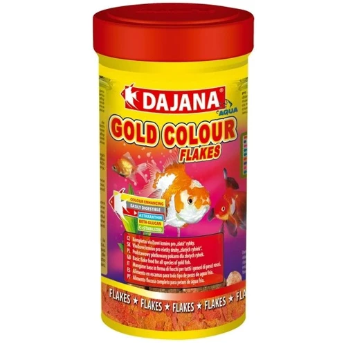 Корм для золотых рыбок и декоративных карасей Dajana Gold Colour в хлопьях 100 мл/20 г (DP004A (5304))