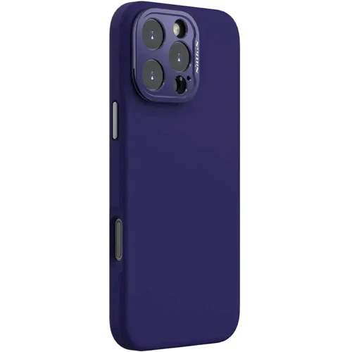 Чехол для iPhone Nillkin Silicone LensWing Prop Magnetic Deep Purple for iPhone 16 Pro Max: Материалы Силикон