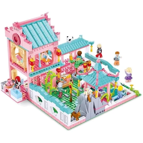 Конструктор Sluban Girls Dream: Вілла в китайському стилі, 1092 деталей (M38-B1116): Рекомендований вік от 6 лет