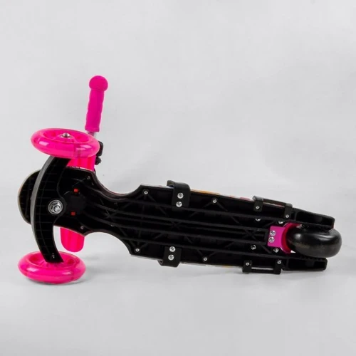 Самокат Best Scooter с защитным бампером розовый (S 9845): Тип тормоза ножной
