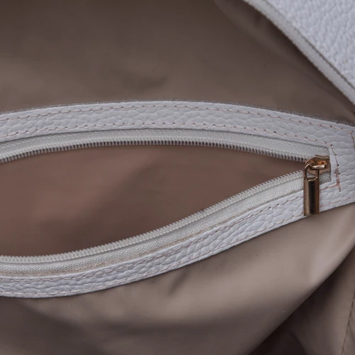 Жіночий рюкзак Ricco Grande білий (1L884-white): Фактура матова, Зерниста
