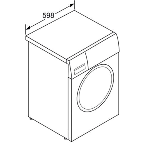 Стиральная машина Bosch WAW24460EU: Загрузка белья (стирка), кг 9