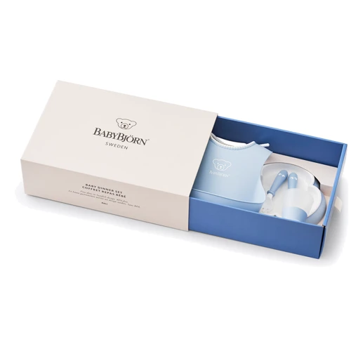 Набор посуды BabyBjorn Baby Dinner Set Powder Blue