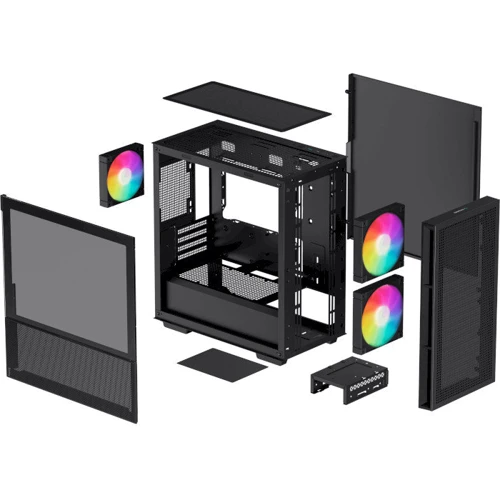 Корпус DeepCool CH360 Black (R-CH360-BKAPE3-G-1) фото 9