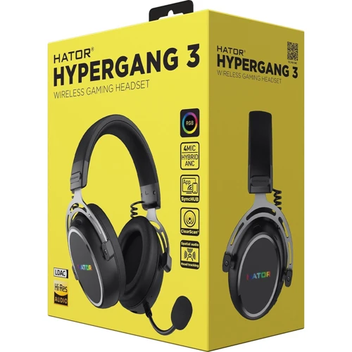 Наушники HATOR Hypergang 3 Wireless Black (ESH55)