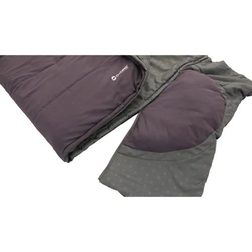 Спальный мешок Outwell Contour Reversible/+2°C Dark Purple Right (230372): Ширина в плечах 85 см