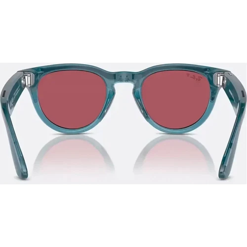 Смарт-окуляри Ray-Ban Meta Headliner Shiny Jeans Frame/Dusty Red Lenses size M (RW4009 66985Q 50-23) фото 7