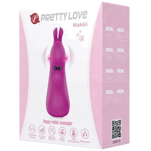 Вибратор Pretty Love Nakki Rabbit Massager Purple