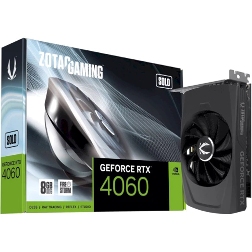 Видеокарта ZOTAC GAMING GeForce RTX 4060 8GB SOLO (ZT-D40600G-10L)