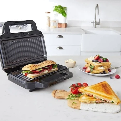 Breville VST098X: Съемные пластины Для сэндвичей, Для гриля, Для вафель