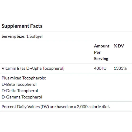 Healthy Origins, E-400, 180 Softgels (Discontinued Item) (HO15145): Форма выпуска Капсулы