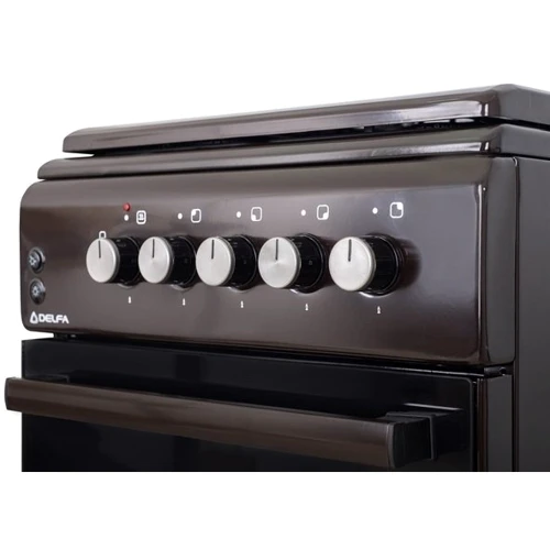 Газовая плита Delfa GC 5001 BR: Рабочая поверхность эмаль