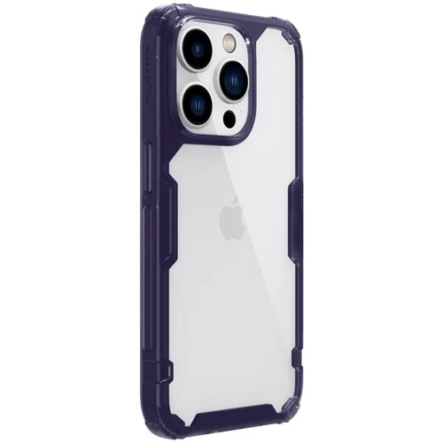 Чехол для iPhone Nillkin Nature Pro Series Dark Purple/Clear for iPhone 14 Pro Max: Материалы Термополиуретан