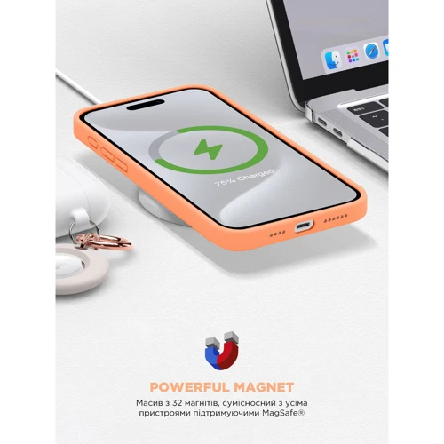 Чохол для iPhone ArmorStandart ICON2 MagSafe Orange Sorbet для iPhone 15 Pro (ARM72756) фото 6