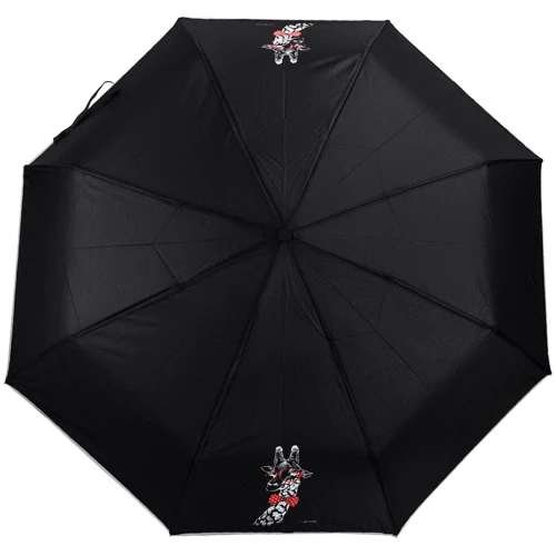 Парасолька жіночий механічний Art Rain чорний (ZAR3512-84)