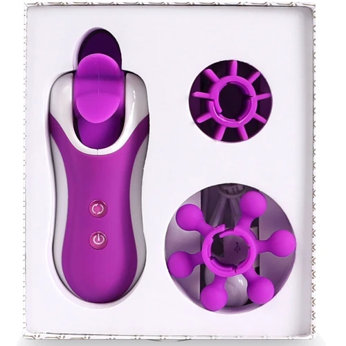 Стимулятор с имитацией оральных ласк FeelzToys - Clitella Oral Clitoral Stimulator Purple