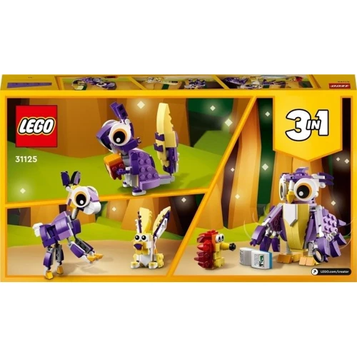 Конструктор LEGO Creator Удивительные лесные обитатели 175 деталей (31125) фото 5