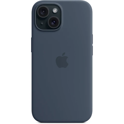 Чехол для iPhone Apple iPhone 15 Silicone Case with MagSafe - Storm Blue (MT0N3ZM/A) фото 6