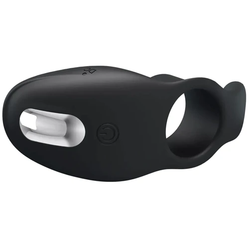 Виброкольцо LYBAILE Pretty Love Vibration Penis Sleeve Black (BI-210198)