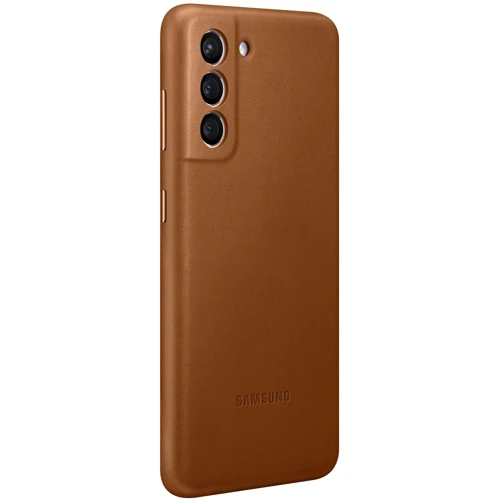 Аксесуар для смартфона Samsung Leather Cover Brown (EF-VG996LAEGRU) for Samsung G996 Galaxy S21 +: Матеріал шкіра