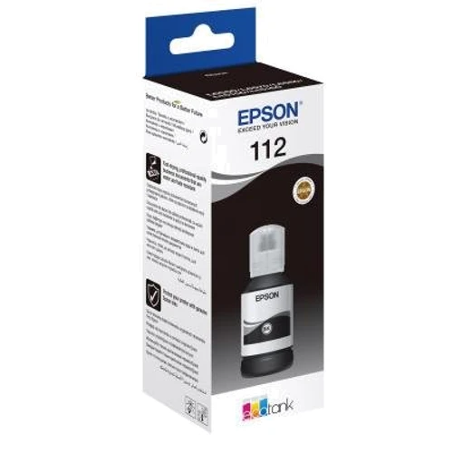 Чорнило Epson 112 EcoTank Pigment Black ink (C13T06C14A): Колір Black