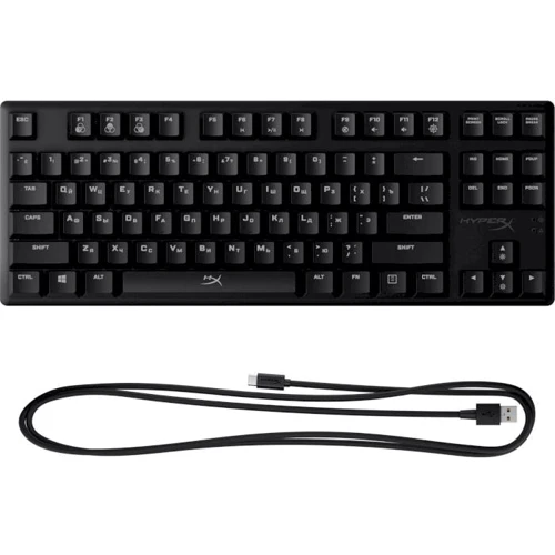 Клавиатура Kingston HyperX Alloy Origins Core Black (HX-KB7RDX-RU): Дополнительно подсветка клавиш