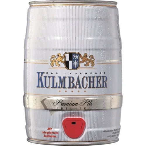 Пиво Kulmbacher Edelherb Pils светлое фильтрованное 4.9% 5 л (PLS_4101690000403)