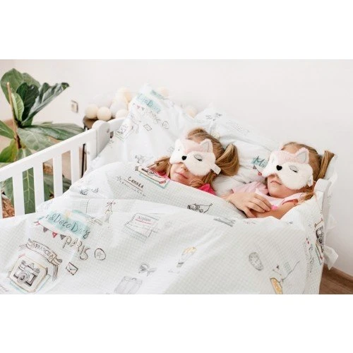 Постельный комплект 4 эл. Twins Paris полуторный 1155-TPP-014 мятный