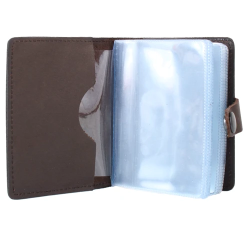Чоловіча візитниця DNK Leather DNK Leather коричнева (DNK-Cards-Kcol-F): Тип Візитниці