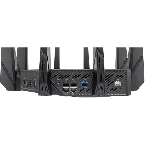 Маршрутизатор Wi-Fi ASUS ROG Rapture GT-AX11000 PRO MESH gaming: Інтерфейс підключення (LAN-порт) 5 портов : 1 Гбит/с, 2.5 Гбит/с / 4x1 Гбит/с, 1x2.5 Гбит/с /